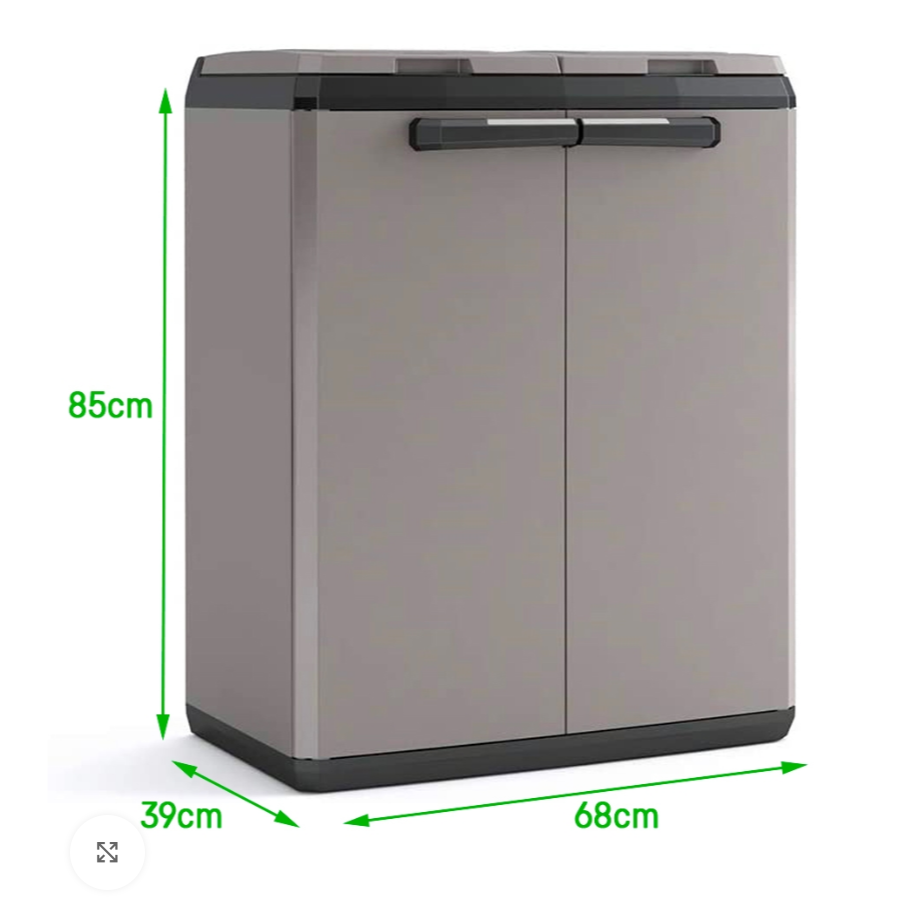 Pattumiera split cabinet